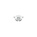 ceiling recessed luminaire DOWNLIGHT P 230 DALI rigid, DALI controllable, impact resistant, wired through IP54, white dimmable