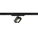 LED 3-Phasen Strahler EURO CUBE 2 M, eckig, 40°, 14W, IP20, DALI dimmbar, 3000K, 1650lm, schwarz