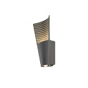 SLV Outdoor LED-Wandleuchte RASTERLYS WL UP/DOWN, IP65 IK03, 16W 2700/3000K 550lm 45�, direkt-indirekt, dimmbar, anthrazit
