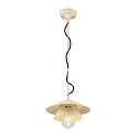 pendant luminaire SEJERO E27 IP65, beige dimmable