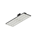 LED 3-Phasen Leuchte TRACK PANEL, 120°, 40W, 3000/4000K, IP20, DALI dimmbar, 7000/12000lm, schwarz