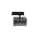 LED 3-Phasen Strahler TRACKSPOT P SQ, eckig, 36°, 12W, 3500K, 1968/6400lm, IP20, schwarz