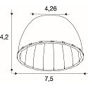 SLV reflector EASYLIGHT, silver