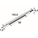 SLV 3-Phasen Stromschiene EASYLIGHT, 150cm, wei�