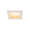 VERLUX, Einbauleuchte, LED, 3000K, mattwei�, 8,5x8,5 cm, 10W