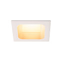 VERLUX, Einbauleuchte, LED, 3000K, mattwei�, 13,5x13,5 cm, 20W