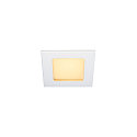 LED Einbauleuchte FRAME BASIC LED SET Downlight, 9,4W, SMD LED, 3000K, 90�, inkl. Treiber, Clipfedern, wei�