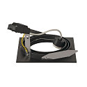 SLV Deckeneinbaustrahler NEW TRIA ES111 1, GU10, 230V, eckig, inkl. Blattfedern, schwarz