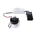 SLV Outdoor LED Einbau-Downlight PATTA-I ROUND, IP65, 11W 3000K 910lm 38�, dimmbar, inkl. Treiber, Alu geb�rstet
