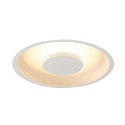 LED Ceiling recessed luminaire OCCULDAS, round, white, 22W, SMD LED, 120�, 3000K, incl. Driver, clip springs