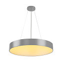 SLV Ceiling luminaire MEDO 60 LED, silver grey