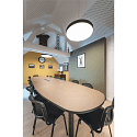 SLV LED Ceiling luminaire MEDO 90 LED Pendant luminaire, 120W, 120�, 3000K, black