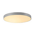 LED Decken-/Pendelleuchte MEDO 90, 119W 3000K 11000lm 120�, dimmbar 1-10V, silbergrau