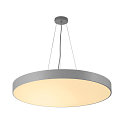 SLV LED Decken-/Pendelleuchte MEDO 90, 119W 3000K 11000lm 120�, dimmbar 1-10V, silbergrau