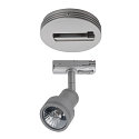 SLV Deckenrosette f�r 1-Phasen-Adapter, Silbergrau