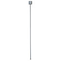 EUTRAC Pendelabh�ngung 120cm starr f�r 3-Phasen HV-Schiene, M13 Gewinde, silbergrau