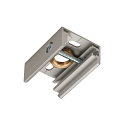 EUTRAC Pendelclip f�r 3-Phasen HV-Schiene, M13 Gewinde, silbergrau