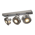 SLV Wall luminaire KALU 3 QPAR111 Ceiling luminaire, ES111, max. 3x75W, alu brushed
