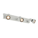 SLV Wall luminaire PURI 3 Ceiling luminaire, GU10, max. 3x50W, with Decoring, white