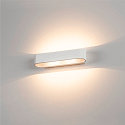 SLV LED Wandleuchte ASSO 300, Up/Down, Indirekt, Oval, 30cm, 12W 3000K 975lm, dimmbar, wei�