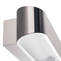 SLV LED Wandleuchte ASSO 300, Up/Down, Indirekt, Oval, 30cm, 12W 3000K 975lm, dimmbar, aluminium