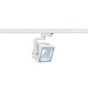 LED 3-Phasen Strahler EURO CUBE, Würfelform, CRi >90, kardanisch, inkl. Adapter, schaltbar, 26W 4000K 2740lm 60°, weiß