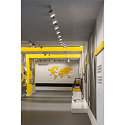 SLV LED 3-Phasen Strahler EURO CUBE, W�rfelform, CRi >90, kardanisch, inkl. Adapter, schaltbar, 26W 4000K 2740lm 60�, wei�