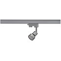 SLV Spotlight PURI Lampenkopf, GU10, max. 50W, incl. 3-Phase adapter, silver-grey