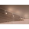 SLV 3-Phasen Strahler Strahler EURO SPOT, zylindrisch, GU10 QPAR51 max. 25W, kardanisch, inkl. Adapter, wei�
