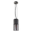 SLV Pendelleuchte LISENNE, E27, Rauchglas