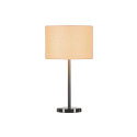 SLV Table lamp FENDA BASE I,E27 max. 60W, shade excl., nickel brushed