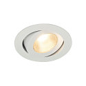 LED Recessed luminaire CONTONE ROUND Downlight, adjustable, white