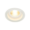 LED Recessed luminaire CONTONE ROUND Downlight, adjustable, white, IP44