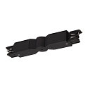 SLV Zubeh�r f�r 3-Phasen Aufbauschiene S-TRACK ON/OFF - Flex-Verbinder mit Gelenk, verstellbar 30� - 330�, schaltbar, schwarz