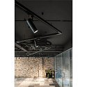 SLV Zubeh�r f�r 3-Phasen Aufbauschiene S-TRACK ON/OFF - Flex-Verbinder mit Gelenk, verstellbar 30� - 330�, schaltbar, schwarz