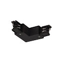Accessories for 3-Phase surface track S-TRACK L-Coupler, earth, R-version, black