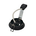 PIREQ QPAR51 ROUND DOWNLIGHT, IP20, Einbau, � 9.3cm, GU10 max. 50W, kardanisch, inkl. Clipfedern, Mattschwarz