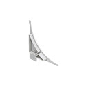 GLENOS Endcaps for Shelf Profile, 2 itmes (je 1x right and left), white matt