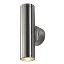 Wall luminaire ASTINA OUT ESL Outdoor luminaire, 2xGu10,, alu-brushed