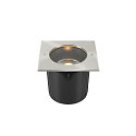 SLV Outdoor luminaire DASAR� ES111 Floor recessed luminaire square with square cover