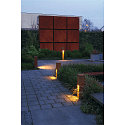 Outdoor Floorlamp RUSTY SLOT 50, IP44, height 50cm, E27 TC-DSE max. 11W, FeCSi steel rust color