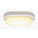 LED Outdoor luminaire TERANG 2 Wall-/Ceiling luminaire, oval, 120�, SMD LED, 3000K, IP44, white