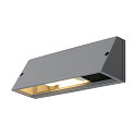 Wall luminaire PEMA SQUARE, E27, max. 15W,, silver-grey