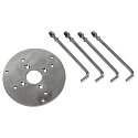 Concrete anchor set for VAP SLIM and SITRA SL, � 10.5cm, stainless steel