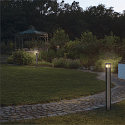 SLV Outdoor luminaire VAP SLIM 60 Floorlamp Stainless steel brushed, height 60cm