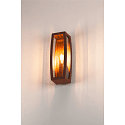 SLV Au�enleuchte MERIDIAN BOX 2 Wandleuchte, E27, IP54, rostfarben