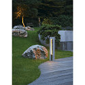 SLV Outdoor Stehleuchte ARROCK ARC, IP44 IK02, 70.5cm, GU10, Granit salt & pepper / Edelstahl 304