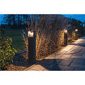 SLV Outdoor LED Standleuchte LOGS 70, IP65 IK04, indirekt, 69.5cm, 9.5W 3000K 570lm, anthrazit