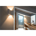 LED Wall luminaire QUAD 2 XL, square, 8,6W, COB LED, 3000K, 110�, white
