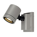 Wall luminaire NEW MYRA WALL Outdoor luminaire, GU10, max. 50W, IP55, silver grey